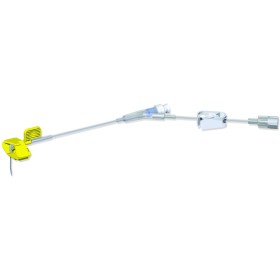 Aiguille sécurisée Huber Plus®, tubulure sans site d'injection, x 25