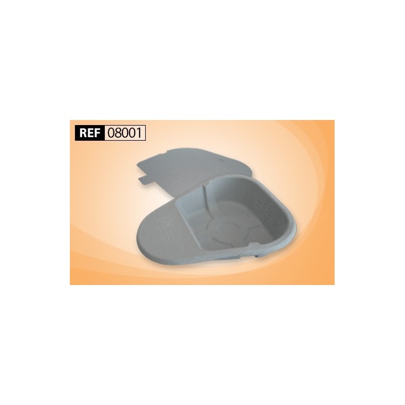 Bassin Hygiene Pulp™ 100% biodégradable pour chaise pot, boîte de 150
