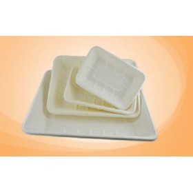 Plateaux blancs en fibre naturelle Hygiene Pulp™