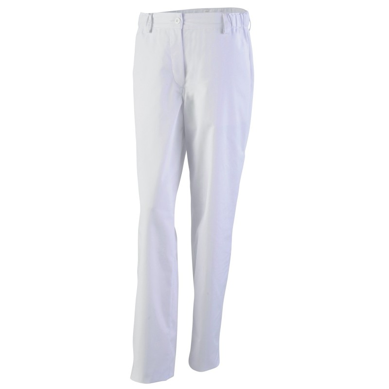 Pantalon blanc femme ADELINE, tailles 0 à 6