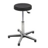 Tabouret 5 branches aluminium, épaisseur assise 40 mm