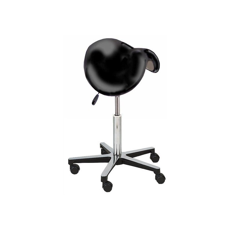 Selle à vérin, pied 5 branches en Aluminium, sur patins