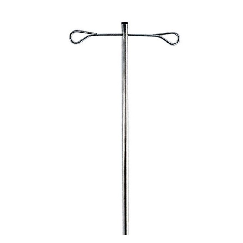 Tige porte sérum pour chariots médicaux