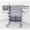 Chariot de soins et de transport pour bac de rangement