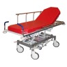 Chariot brancard hauteur variable, plicature jambes, inclinaison
