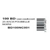 Sacs PEBD NOIR lien coulissant 100 L en 40 µ, colis de 100