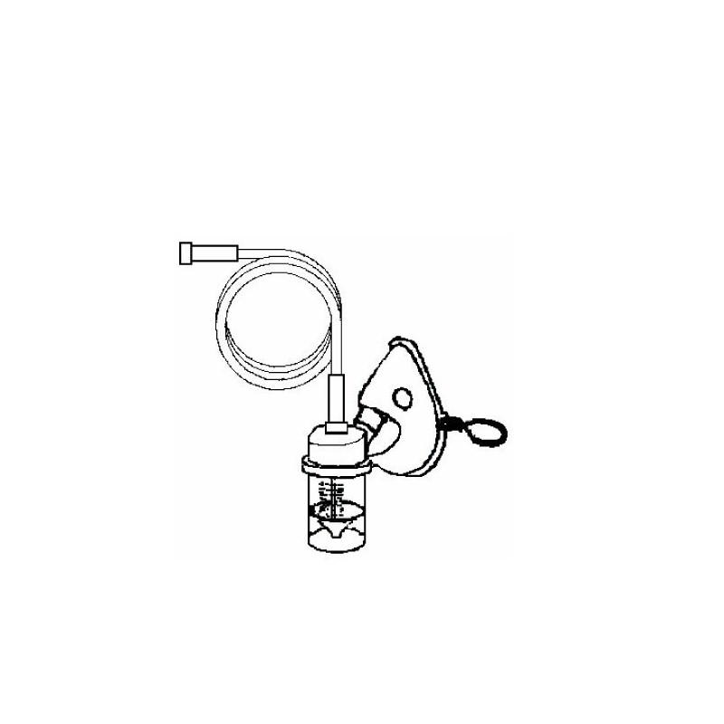 Nébuliseur avec masque pédiatrique et tubulure 1.8 m