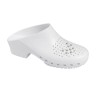 Sabot CALZURO Fashion perforé, blanc du 33/34-46/47, bride en option