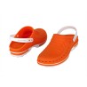 Sabots CLOG semelle blanche corps orange du 43/44 au 47/48