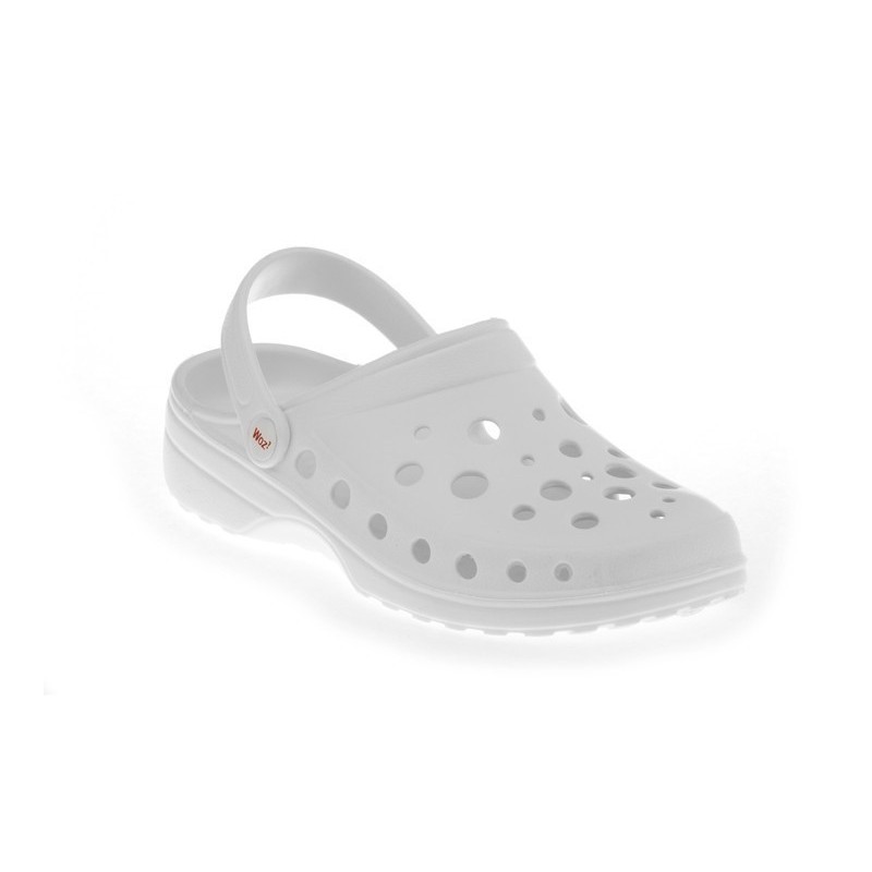 Sabot WOZ blanche, du 36 au 46 sur www.phimedical.fr