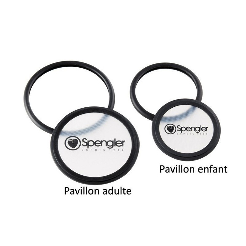 Membrane multifréquence pavillon pédia, bague grise CardioPrestige