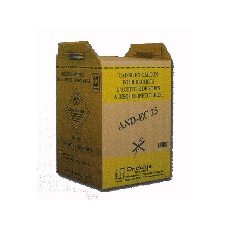 Carton d'incinération, 25 LITRES