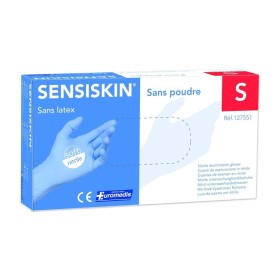 Gants d'examens SENSISKIN nitrile bleu violet, sans poudre