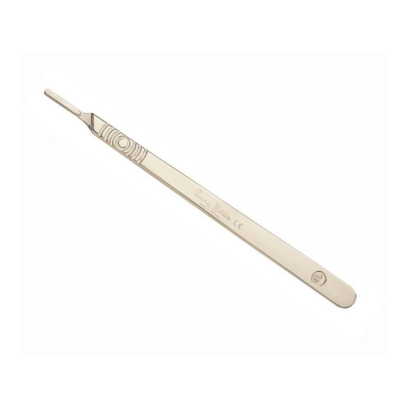 Manches de bistouris long à embout large SWANN-MORTON, N°4