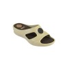 Nu-pied Senses confort, Beige, noir du 36 au 41