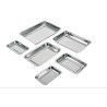 Plateaux en inox, dimensions au choix