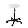 Tabouret réglable 5 roulettes, pieds en nylon, coloris au choix