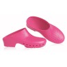 Sabots CALZURO Rose Fluo Perforés, du 33/34- 42/43, bride en option