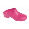 Sabots CALZURO Rose Fluo Perforés, du 33/34- 42/43, bride en option