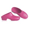 Sabots CALZURO Rose Fluo Perforés, du 33/34- 42/43, bride en option