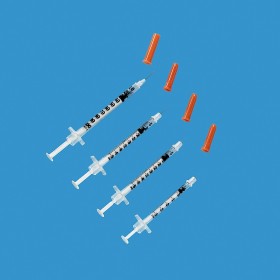 Seringue à insuline BD Micro Fine™, aiguille sertie, BD Plastipak