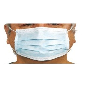 Masques chirurgicaux AEROKYN bleu à élastique, de type II R