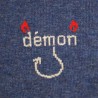 Paire de chaussettes ange ou démon bleue