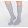 Paire de chaussettes unisexe gris gris