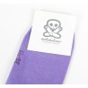 Paire de socquettes colorée unisexe Violet Violette