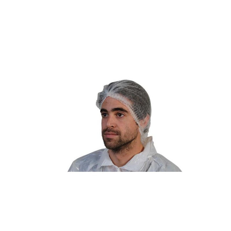 Charlotte clip PLP non tissée blanc, par sachet de 100