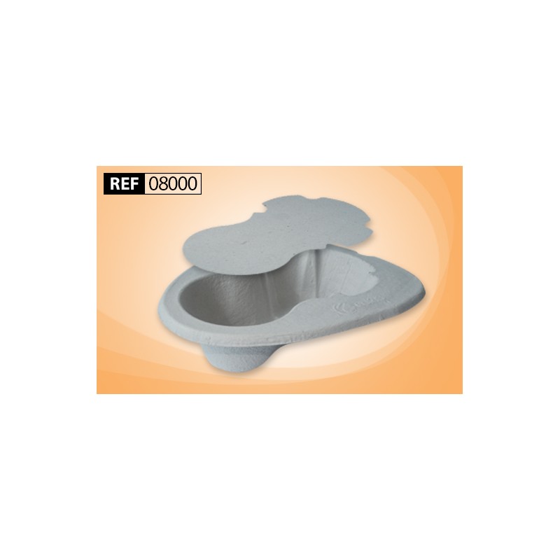 Bassin Hygiene Pulp™ 100% biodégradable pour lit, boîte de 150