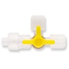 Prolongateur stérile avec robinet 3 voies, embouts Luer Lock, x 300