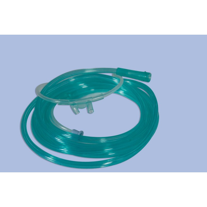 Lunette à oxygène sans DEHP Soft, enfant, tube 2 m, carton de 50