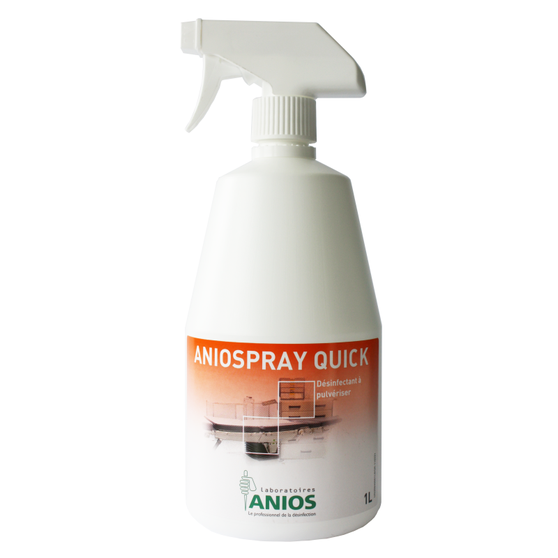 ANIOSPRAY QUICK, flacon de 1 L avec 4 pulvérisateurs