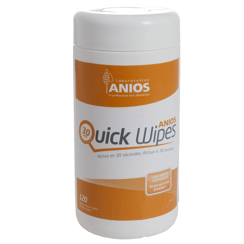 ANIOS QUICK WIPES, boîte de 120 lingettes (130 x 200 mm)