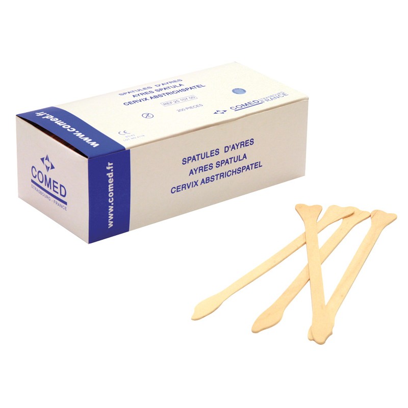 Spatules d'Ayre en bois, boŒte de  200 pièces