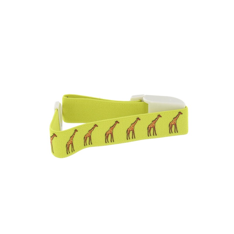 Garrot clipcomed jaune girafe