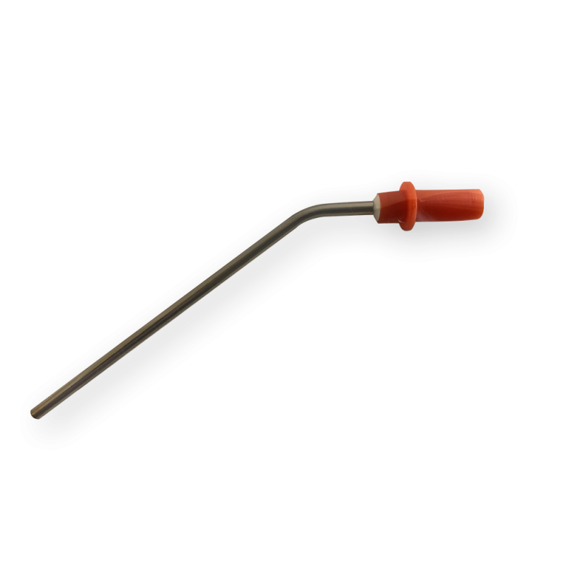 Canule d'aspiration Luer otologique orange D2.5 mm LU:8cm, x30