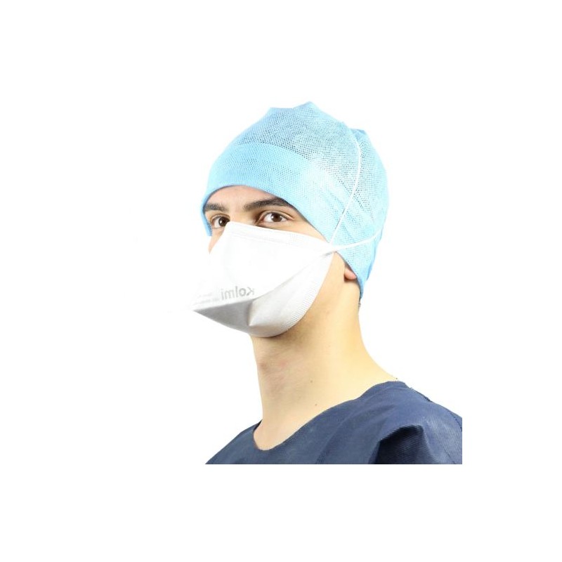 Masque FFP2 NR D Type IIR (KOLMI), boîte de 50 masques