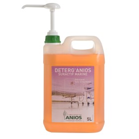 DETERG'ANIOS SURACTIF MARINE, bidon de 5 L avec 1 pompe de 20 ml