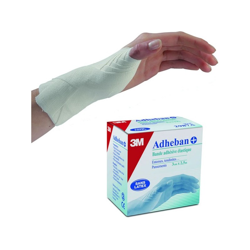 Bandes adhésives élastiques 3M™ Adheban PLUS™