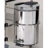 Support + poubelles inox 12 L