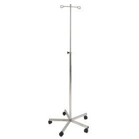 Embase 5 branches nylon ou inox, 2 ou 4 crochets inox de sécurité