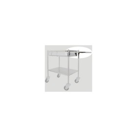 Tablette inox pour guéridon 600x400 mm