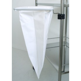 Support de sac pivotant avec sac plastique pour chariots médicaux