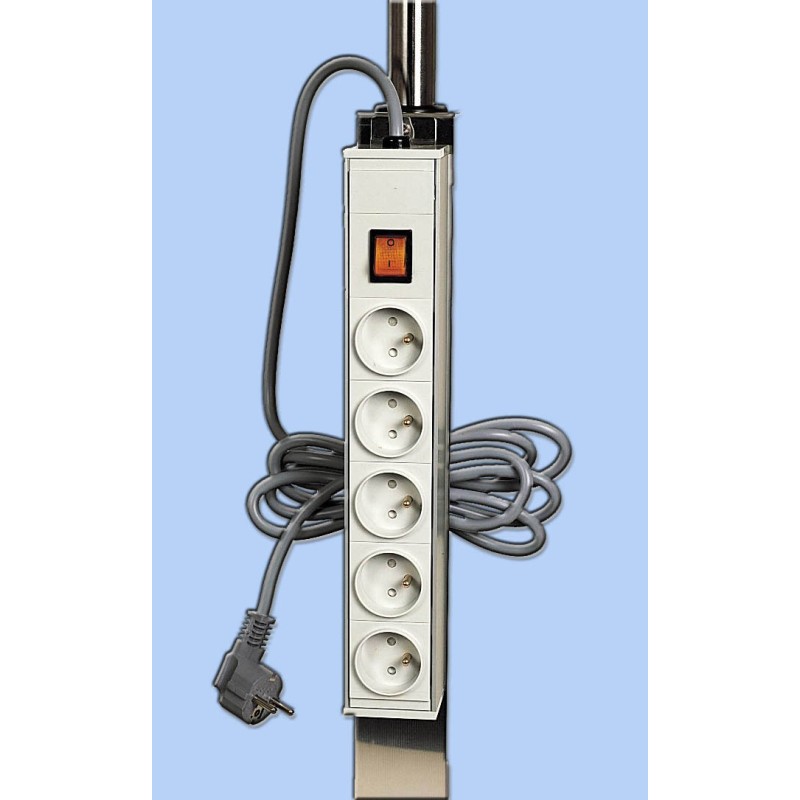 Support bloc multiprises pour tige porte-sérum