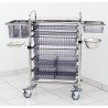 Chariot de soins et de transport pour bac de rangement