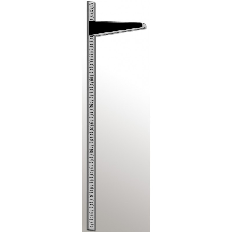 Toise murale adulte 2 mètres avec curseur nylon