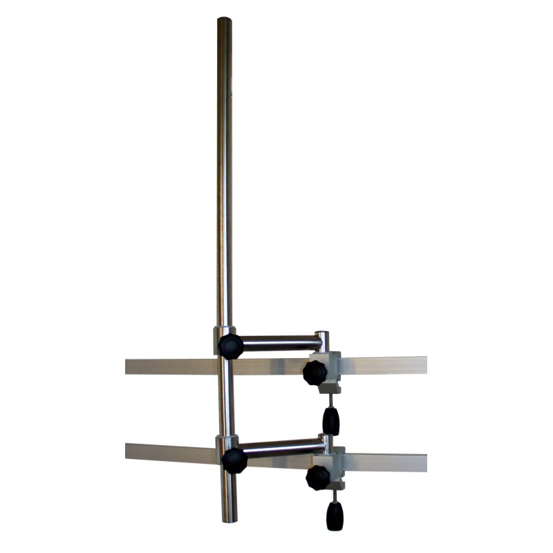 Colonne inox pour rail médical