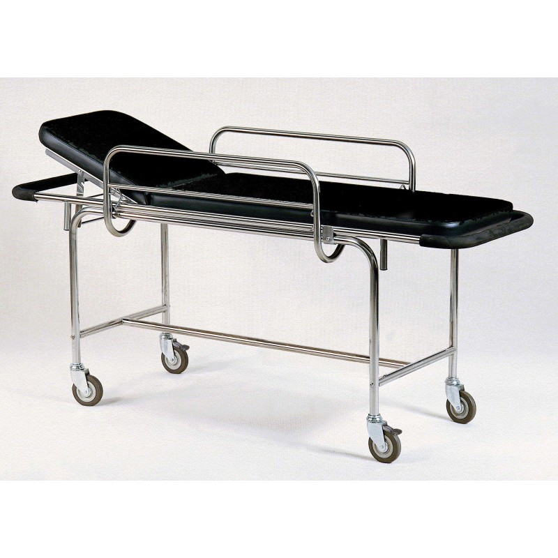 Chariot à brancard amovible en acier inoxydable